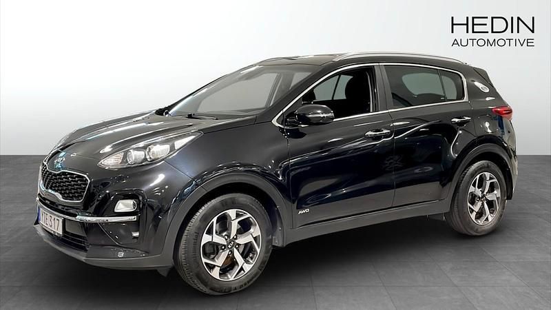 Svart (black) Begagnad 2018 Kia Sportage SUV | 229 900 kr (Lite dyr) - Bild 1/4