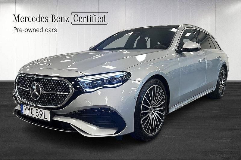 Silver Begagnad 2024 Mercedes E300 AMG Kombi | 699 000 kr (Dyr) - Bild 1/4
