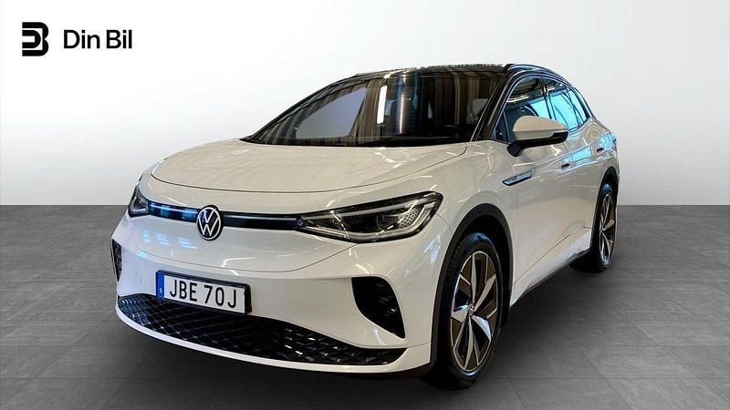 Vit Begagnad 2021 VW ID.4 GTX SUV | 369 900 kr (Marknadspris) - Bild 1/4