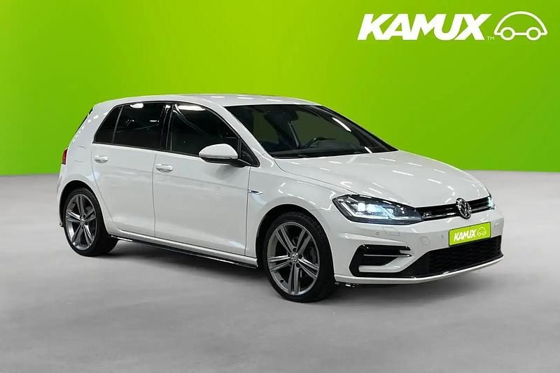 Vit Begagnad 2019 VW Golf VII R-line Halvkombi | 214 800 kr (Marknadspris) - Bild 1/4