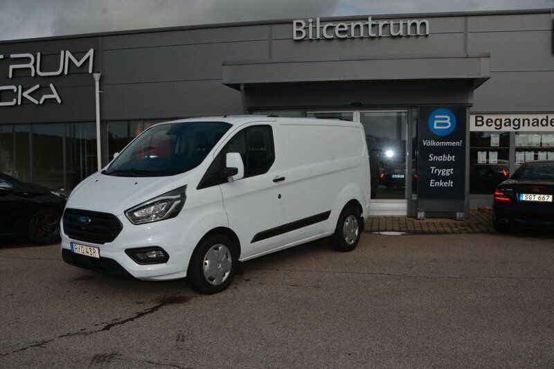Vit Begagnad 2022 Ford Transit Custom Van | 329 900 kr - Bild 1/4