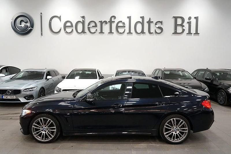 Svart Begagnad 2016 BMW 430 Gran Coupé M Sport Sportkupé | 269 900 kr (Marknadspris) - Bild 1/4