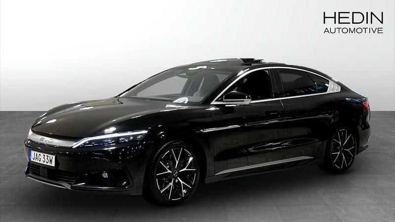 Svart (blue) Begagnad 2022 BYD Han Sedan | 389 900 kr - Bild 1/4