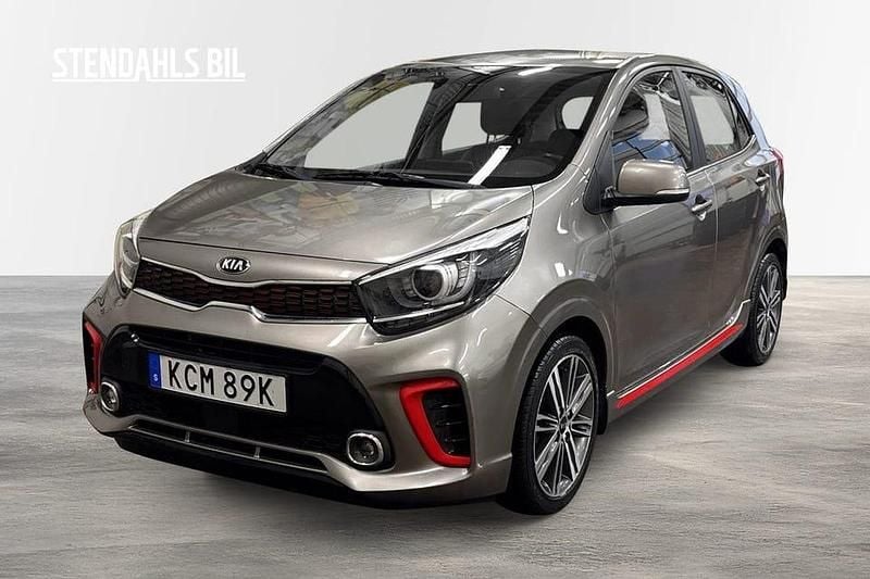 Grå Begagnad 2019 Kia Picanto Halvkombi | 119 000 kr (Dyr) - Bild 1/4