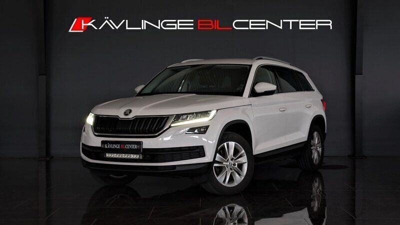 Vit Begagnad 2019 Skoda Kodiaq Business Line SUV | 279 900 kr (Bra pris) - Bild 1/4
