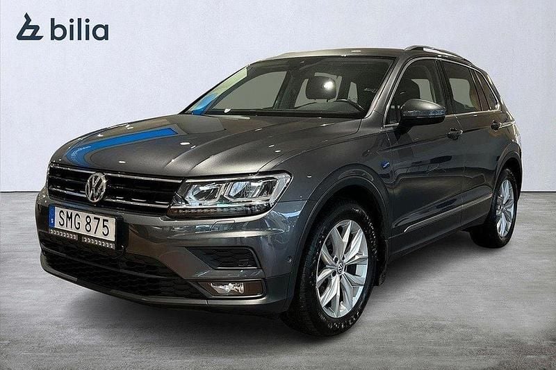 Silver Begagnad 2018 VW Tiguan Comfortline SUV | 214 500 kr (Marknadspris) - Bild 1/4