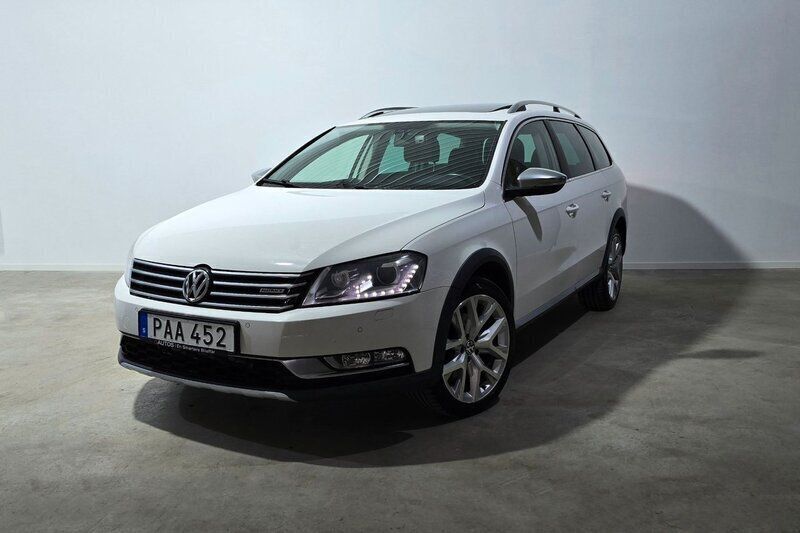 Vit Begagnad 2014 VW Passat Alltrack Kombi | 148 700 kr (Lite dyr) - Bild 1/3