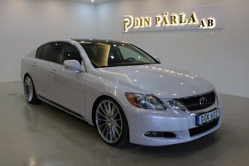 Vit Begagnad 2009 Lexus GS450H Sedan | 119 900 kr - Bild 1/4