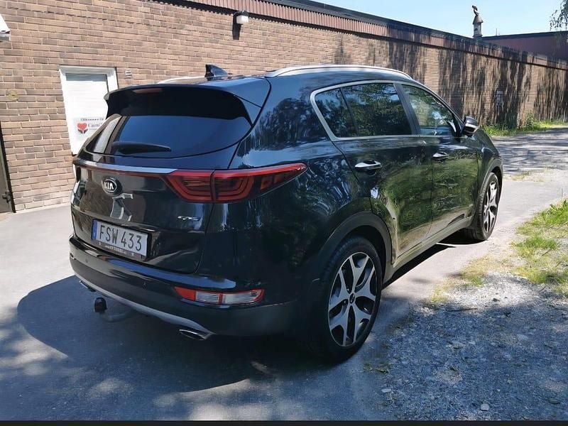 Begagnad Kia Sportage 185 HK (136 kW) 2017 Black metallic SUV