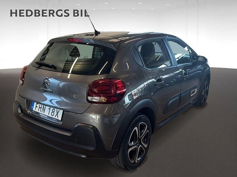 Begagnad Citroën C3 Feel 83 HK (61 kW) 2022 Grå Halvkombi
