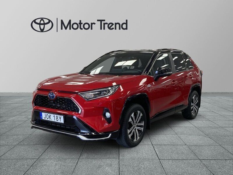 Röd Begagnad 2021 Toyota RAV4 Hybrid Premium SUV | 389 000 kr (Marknadspris) - Bild 1/3