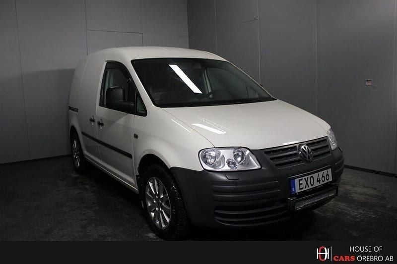 Vit Begagnad 2008 VW Caddy Minibuss | 42 900 kr (Marknadspris) - Bild 1/4