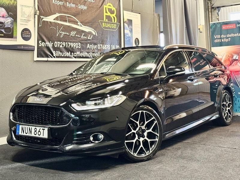 Svart Begagnad 2018 Ford Mondeo Business Edition Kombi | 139 900 kr (Bra pris) - Bild 1/4