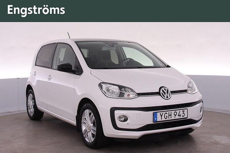 Vit Begagnad 2016 VW up! Halvkombi | 89 000 kr (Marknadspris) - Bild 1/4