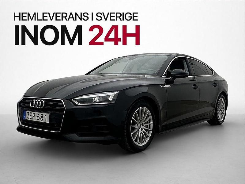 Begagnad Audi A5 Sportback 190 HK (139 kW) 2018 Svart Halvkombi