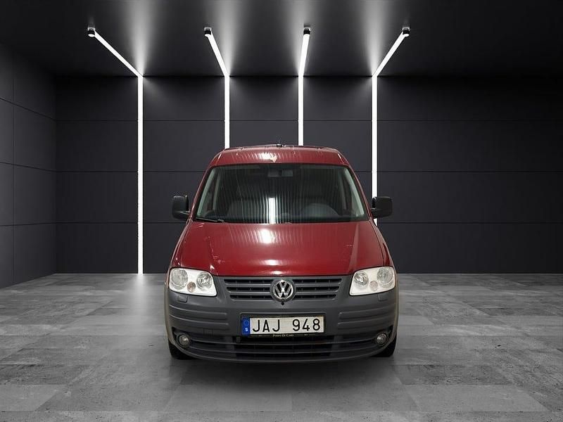 Begagnad VW Caddy 105 HK (77 kW) 2009 Röd Minibuss