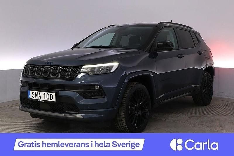 Blå Begagnad 2022 Jeep Compass SUV | 287 990 kr (Marknadspris) - Bild 1/4