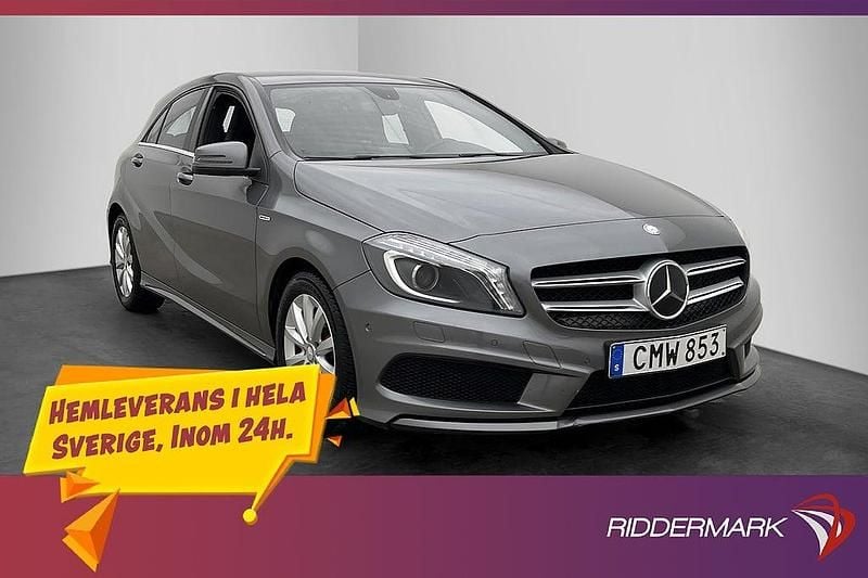 Begagnad Mercedes A200 AMG 136 HK (100 kW) 2014 Mgrå Halvkombi