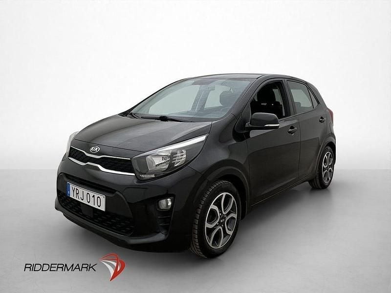 Begagnad Kia Picanto 67 HK (49 kW) 2018 Svart Halvkombi