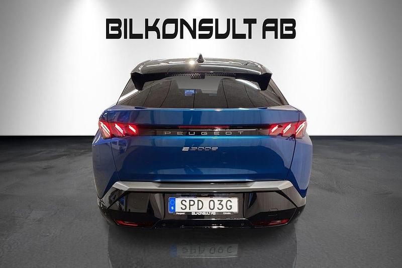 Begagnad Peugeot e-3008 GTi 157 kW (214 HK) 2025 Blå SUV