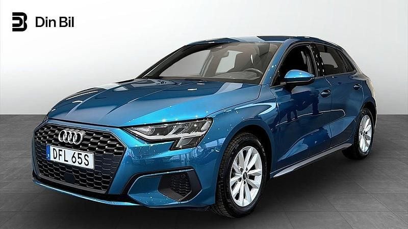 Begagnad Audi A3 Sportback Proline 150 HK (110 kW) 2022 Blå Halvkombi