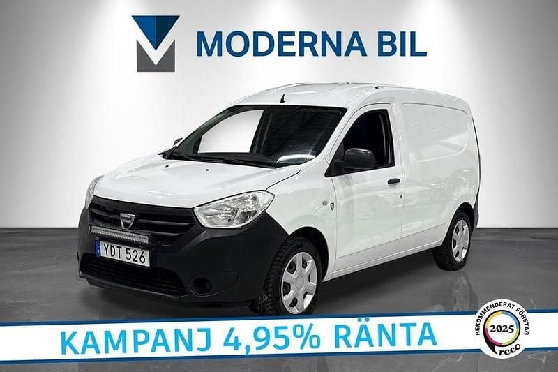 Vit Begagnad 2016 Dacia Dokker Express Van | 49 900 kr (Marknadspris) - Bild 1/4