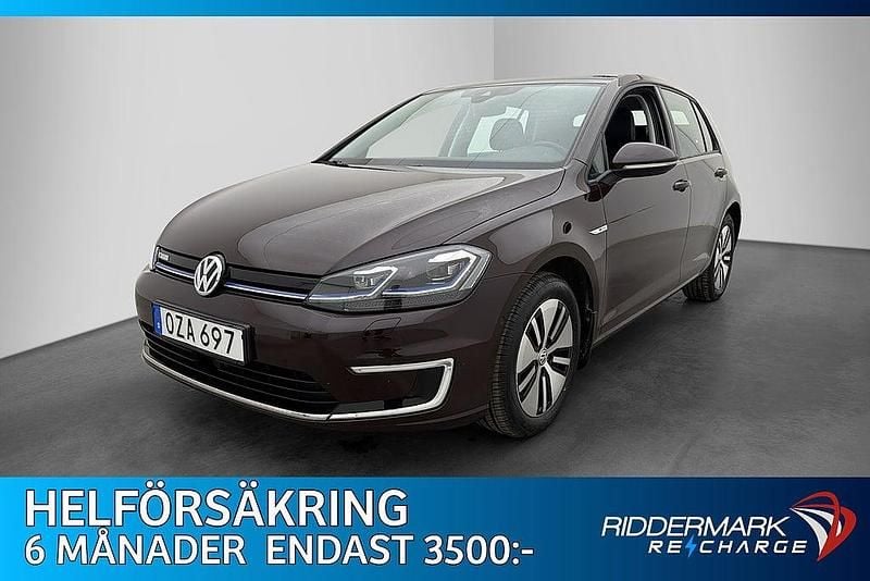 Brun Begagnad 2018 VW e-Golf Halvkombi | 154 800 kr (Marknadspris) - Bild 1/3