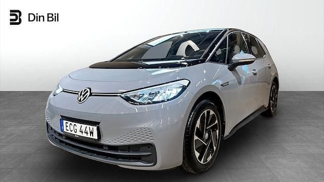 Grå Begagnad 2023 VW ID.3 Comfortline Halvkombi | 289 900 kr (Marknadspris) - Bild 1/4