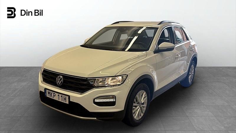 Vit Begagnad 2021 VW T-Roc SUV | 199 900 kr (Marknadspris) - Bild 1/4