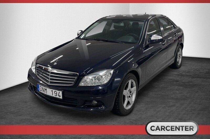 Mörkblå Begagnad 2008 Mercedes C220 Classic Sedan | 59 900 kr (Marknadspris) - Bild 1/4