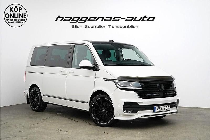 Vit Begagnad 2022 VW T6.1 Highline Van | 619 000 kr - Bild 1/4