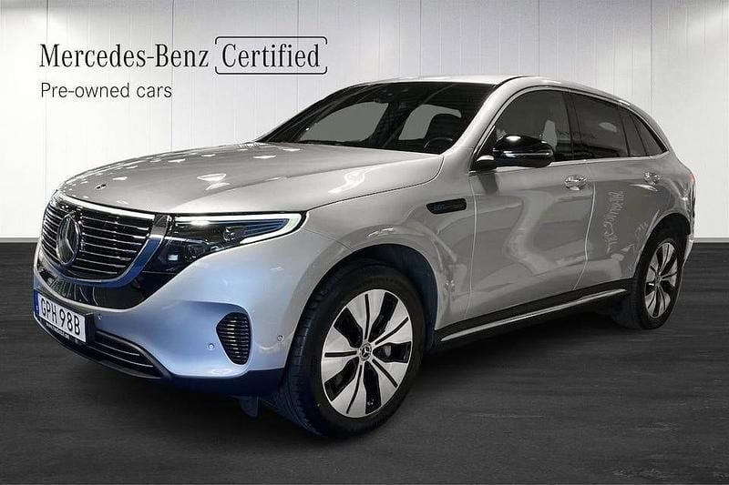 Silver Begagnad 2021 Mercedes EQC400 SUV | 309 900 kr (Marknadspris) - Bild 1/4