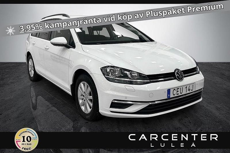 Vit Begagnad 2019 VW Golf VIII Kombi | 179 900 kr (Marknadspris) - Bild 1/3