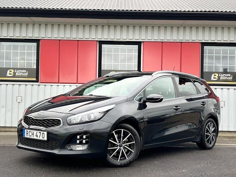 Svart Begagnad 2016 Kia Ceed Sportswagon GT-Line Kombi | 119 900 kr (Marknadspris) - Bild 1/4