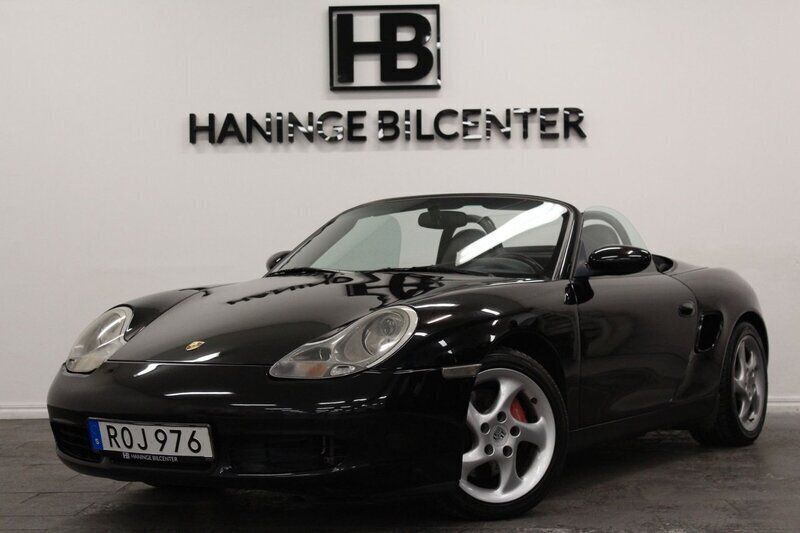 Svart Begagnad 2001 Porsche Boxster S Cab | 249 900 kr (Lite dyr) - Bild 1/4