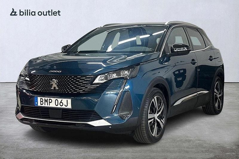 Blå Begagnad 2022 Peugeot 3008 SUV | 264 900 kr (Marknadspris) - Bild 1/3