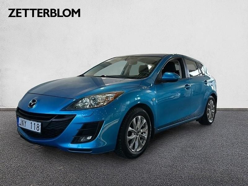 Blå Begagnad 2009 Mazda 3 Halvkombi | 54 900 kr (Lite dyr) - Bild 1/4