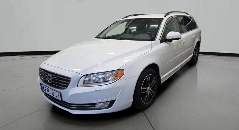 Vit Begagnad 2014 Volvo V70 Momentum Kombi | 100 000 kr (Bra pris) - Bild 1/4