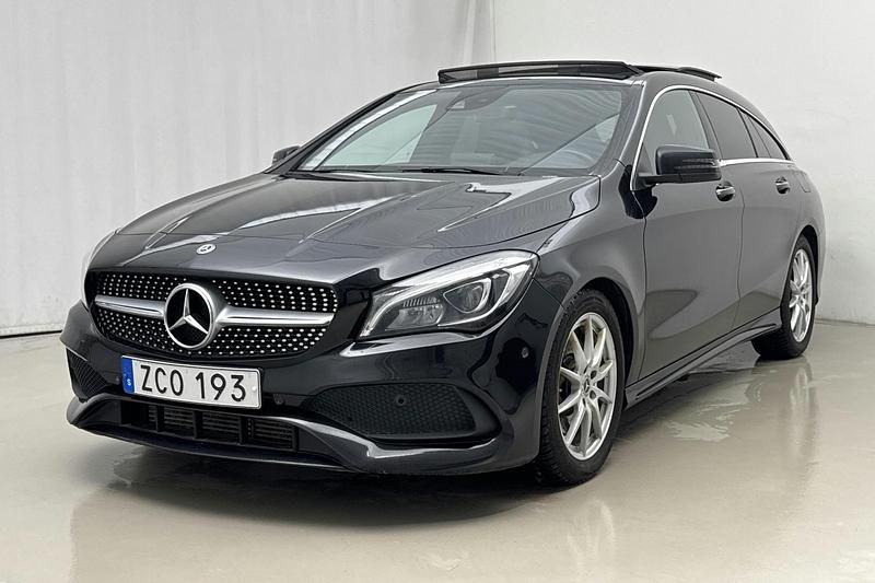 Svart Begagnad 2018 Mercedes CLA220 Shooting Brake AMG line Kombi | 170 000 kr - Bild 1/4