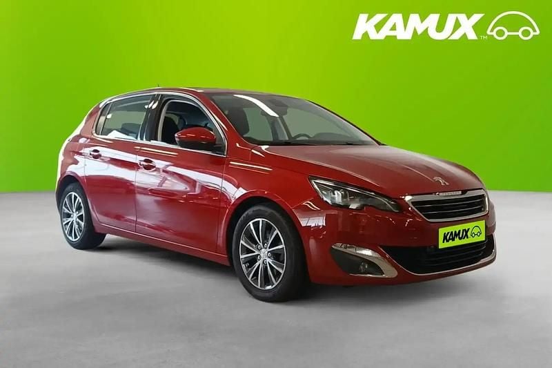 Röd Begagnad 2015 Peugeot 308 Halvkombi | 84 500 kr (Bra pris) - Bild 1/4