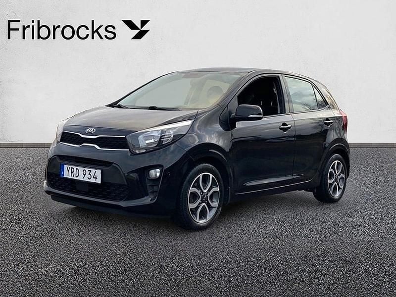 Svart Begagnad 2018 Kia Picanto Halvkombi | 69 800 kr (Marknadspris) - Bild 1/4
