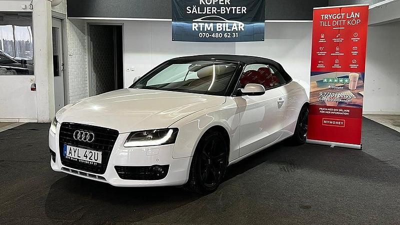 Begagnad Audi A5 Cabriolet 190 HK (139 kW) 2010 Vit Cab