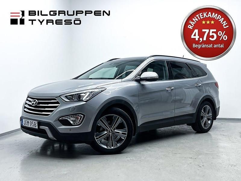 Silver Begagnad 2015 Hyundai Santa Fe Premium SUV | 159 900 kr (Bra pris) - Bild 1/4