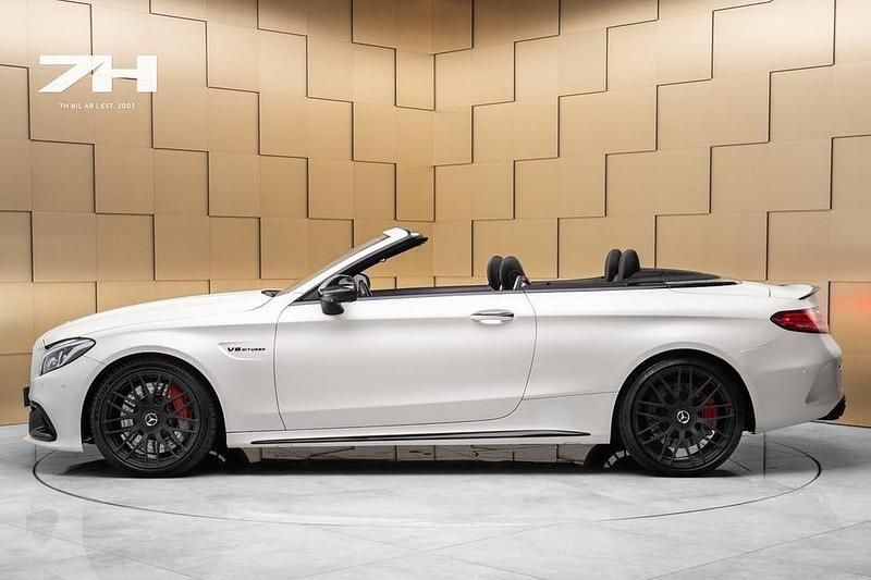 Begagnad Mercedes C63S AMG AMG 510 HK (375 kW) 2018 Vit Cab