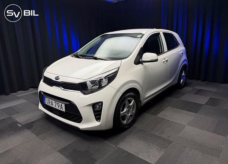 Begagnad Kia Picanto 84 HK (61 kW) 2018 Vit Halvkombi