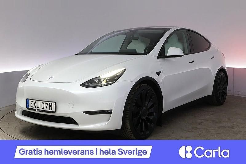Begagnad Tesla Model Y Performance 392 kW (534 HK) 2023 Vit SUV
