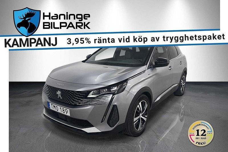 Grå Begagnad 2021 Peugeot 3008 GT SUV | 279 900 kr (Marknadspris) - Bild 1/2