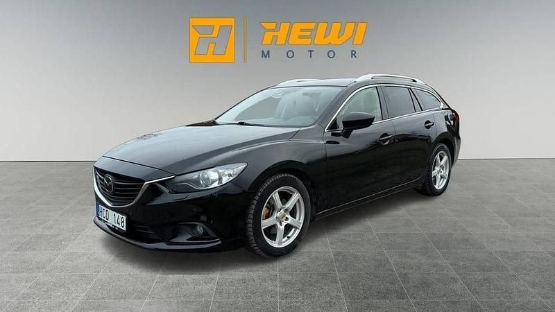 Svart Begagnad 2013 Mazda 6 Optimum Kombi | 94 900 kr (Bra pris) - Bild 1/4