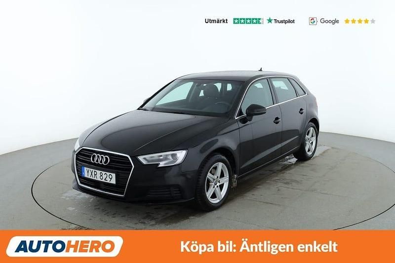 Begagnad Audi A3 151 HK (111 kW) 2017 Svart Sedan