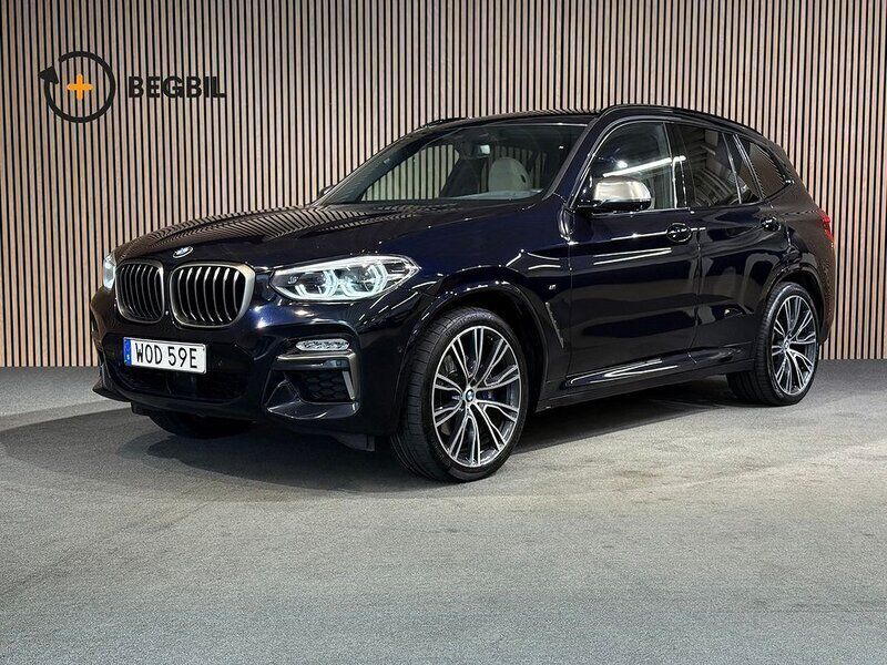 Svart Begagnad 2019 BMW X3 M Sport SUV | 459 200 kr - Bild 1/4